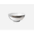 Bernardaud Bowl D. 6.7" H. 2.8", Limoges porcelain, Dune collection, on a white background