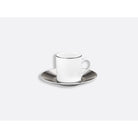 Bernardaud Espresso cup and saucer gift box - 2.8 Oz, Limoges porcelain, Dune collection, detail view