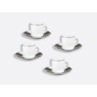 Bernardaud Espresso cup and saucer gift box - 2.8 Oz, Limoges porcelain, Dune collection, detail view