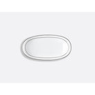Bernardaud Relish dish 9" x 5", Limoges porcelain, Dune collection, on a white background