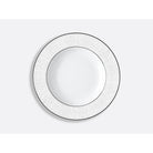 Bernardaud Rim soup 9", Limoges porcelain, Dune collection, on a white background