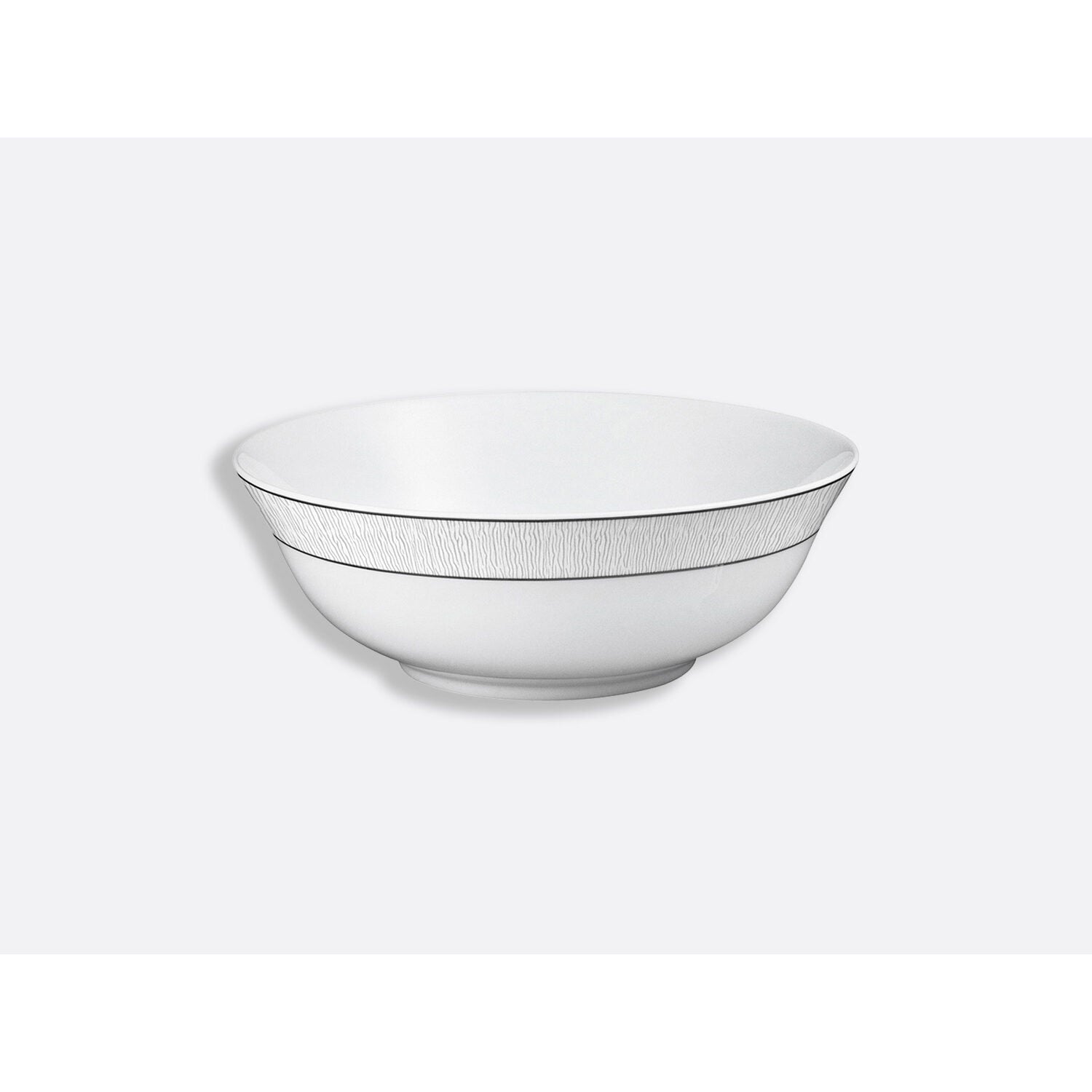 Bernardaud Salad bowl 57 oz 10", Limoges porcelain, Dune collection, on a white background