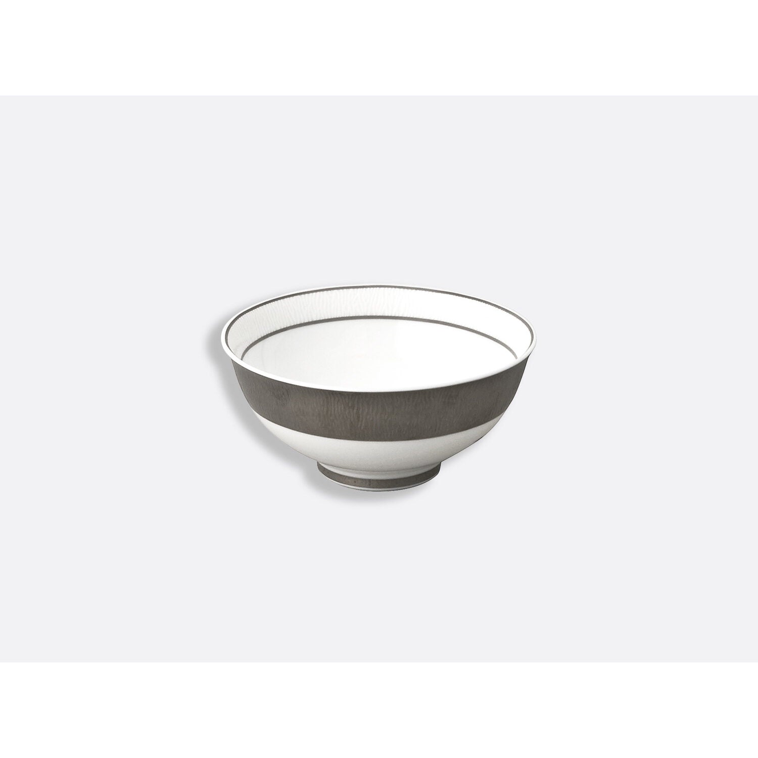 Bernardaud Soup bowl 4.3", Limoges porcelain, Dune collection, on a white background
