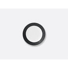 Bernardaud Gourmet dish Ecume noir, Limoges porcelain, Ecume Black collection, detail view