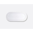 Bernardaud Cake platter 15", Limoges porcelain, Ecume collection, on a white background
