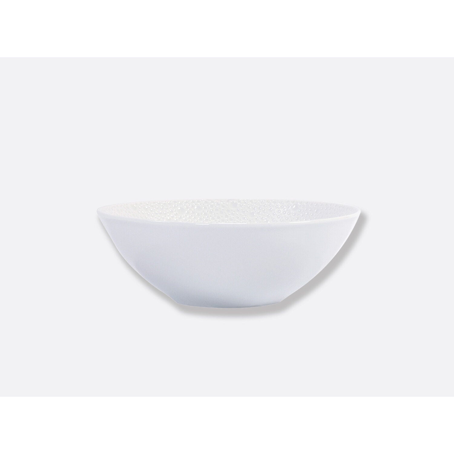 Bernardaud Cereal bowl 13.5 oz, Limoges porcelain, Ecume collection, on a white background