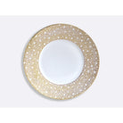 Bernardaud Plate 10.2", Limoges porcelain, Ecume Mordoré collection, on a white background