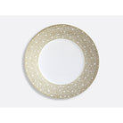 Bernardaud Plate 11.6", Limoges porcelain, Ecume Mordoré collection, on a white background
