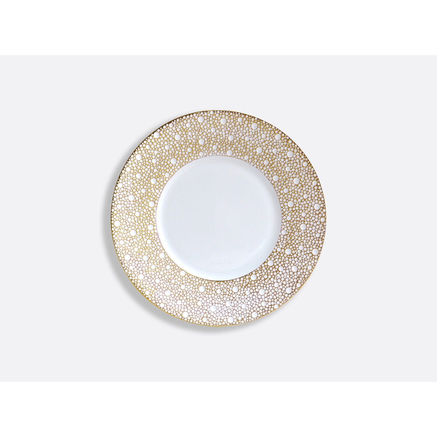 Bernardaud Plate 6.3", Limoges porcelain, Ecume Mordoré collection, on a white background
