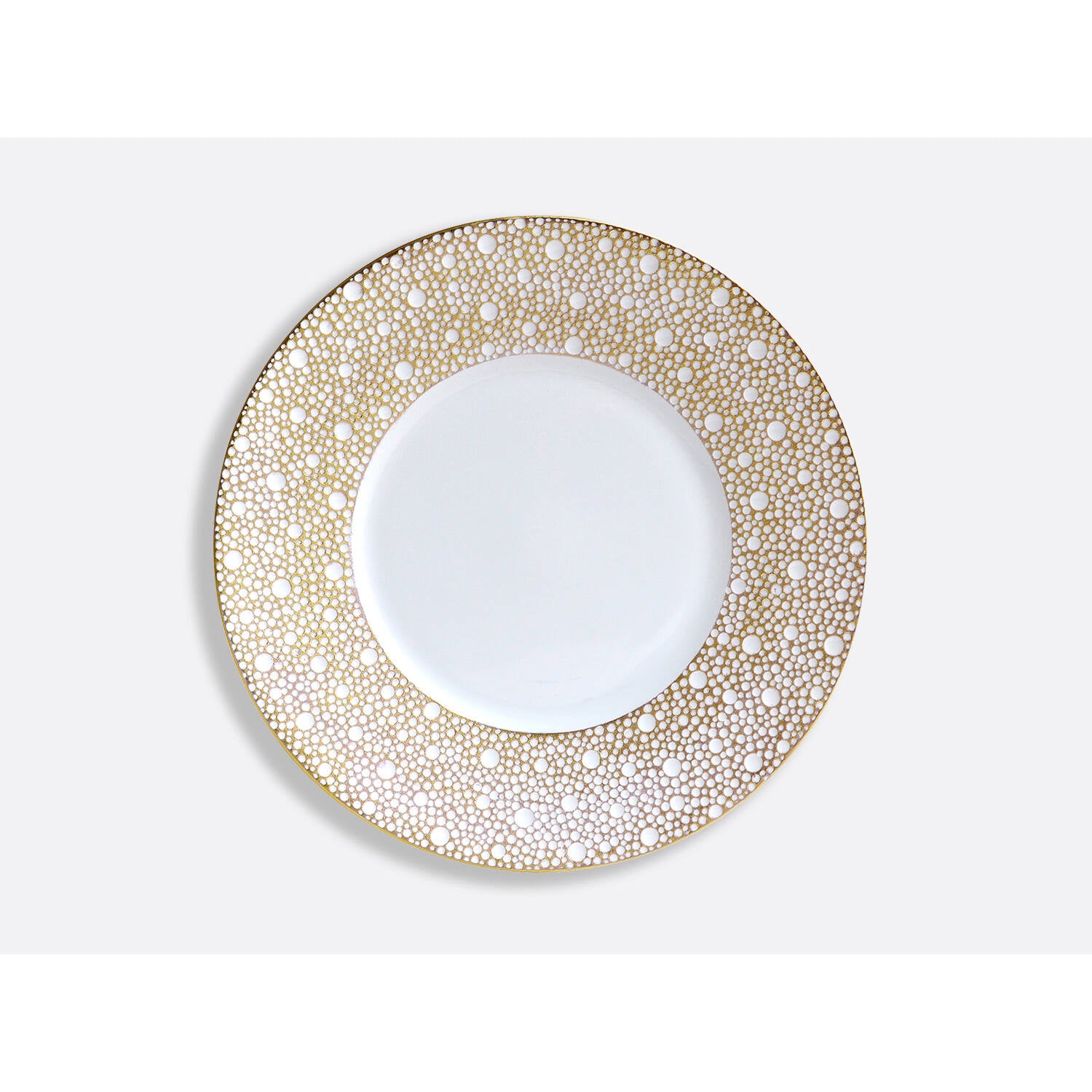 Bernardaud Plate 8.3", Limoges porcelain, Ecume Mordoré collection, on a white background