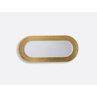 Bernardaud Cake platter rectangular -15", Limoges porcelain, Ecume Or collection, on a white background