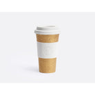 Bernardaud Nomad mug 16 oz Ecume Gold, Limoges porcelain, Ecume Or collection, on a white background