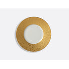 Bernardaud Plate 6.5", Limoges porcelain, Ecume Or collection, on a white background
