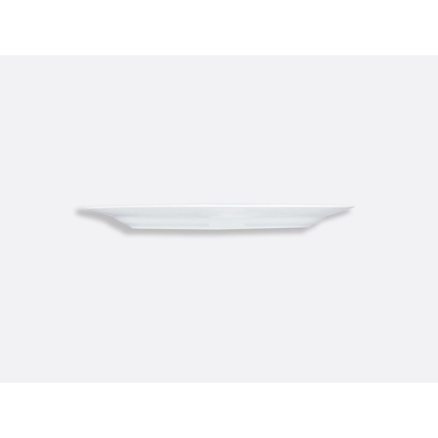 Bernardaud Oval platter 13.5", Limoges porcelain, Ecume collection, detail view