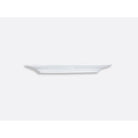 Bernardaud Oval platter 17", Limoges porcelain, Ecume collection, detail view