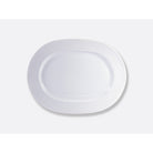Bernardaud Oval platter 17", Limoges porcelain, Ecume collection, on a white background
