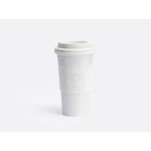 Bernardaud Nomad mug 16 oz Ecume, Limoges porcelain, Écume Perle collection, on a white background