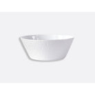 Bernardaud Salad bowl 54 oz, Limoges porcelain, Écume Perle collection, on a white background