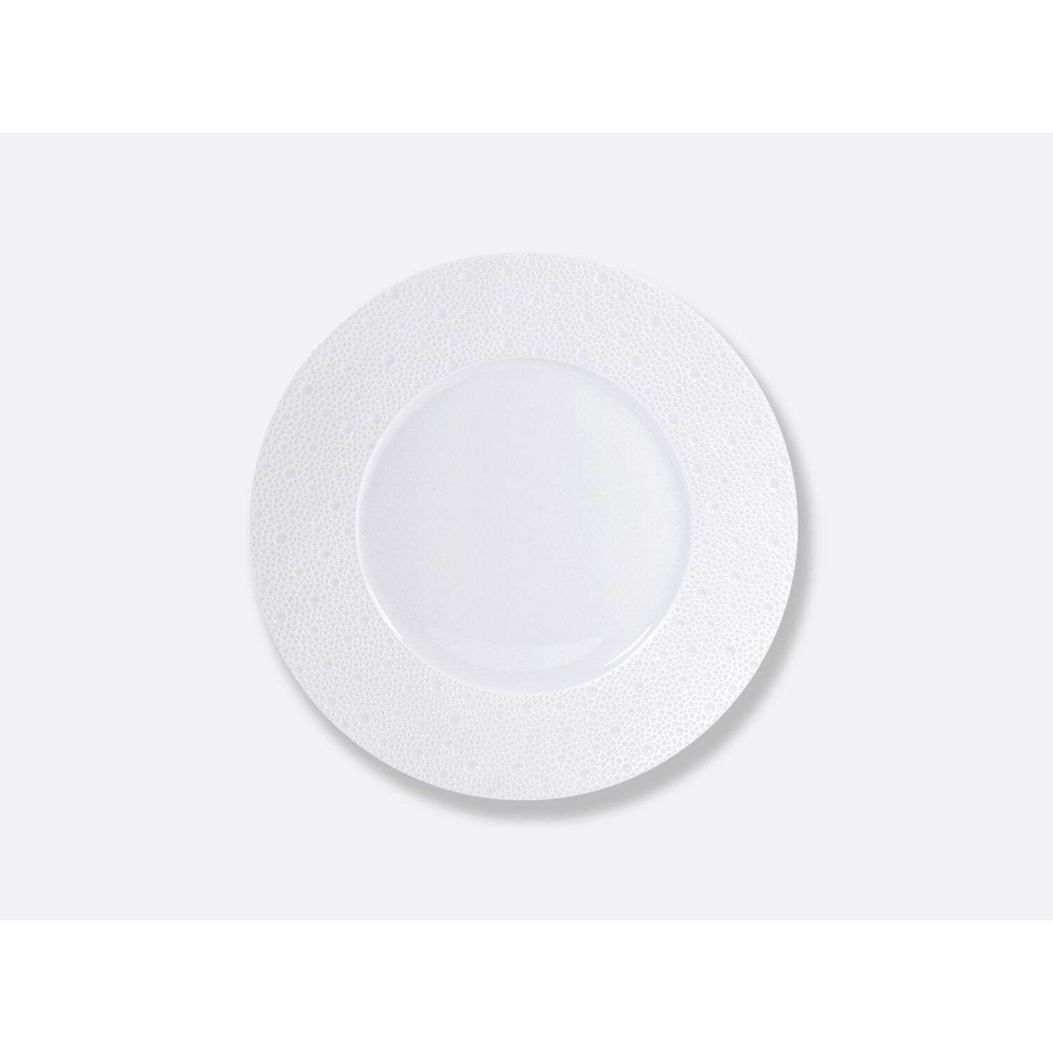 Bernardaud Plate 10.5", Limoges porcelain, Ecume collection, on a white background