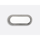Bernardaud Cake platter rectangular -15", Limoges porcelain, Ecume Platine collection, on a white background