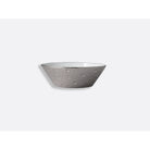 Bernardaud Macaron dish 5", Limoges porcelain, Ecume Platine collection, on a white background