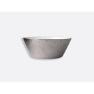 Bernardaud Salad bowl 28.7 oz 8", Limoges porcelain, Ecume Platine collection, on a white background