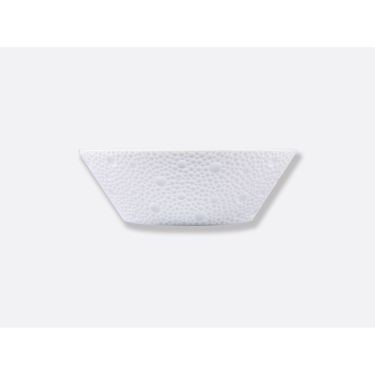 Bernardaud Tall candy dish 7 oz, Limoges porcelain, Ecume collection, on a white background