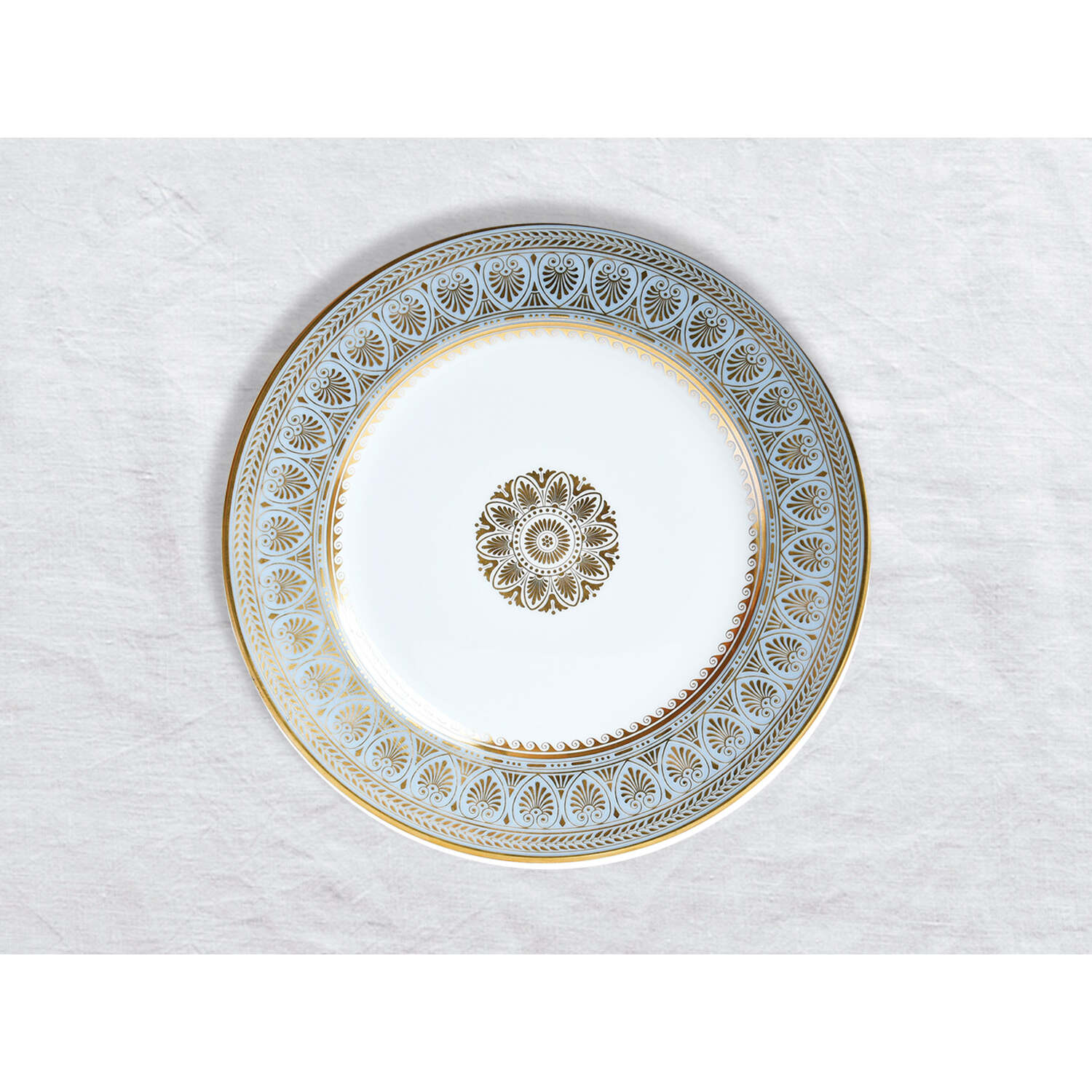 Bernardaud Dinner plate 10.5", Limoges porcelain, Elysee collection, on a white background