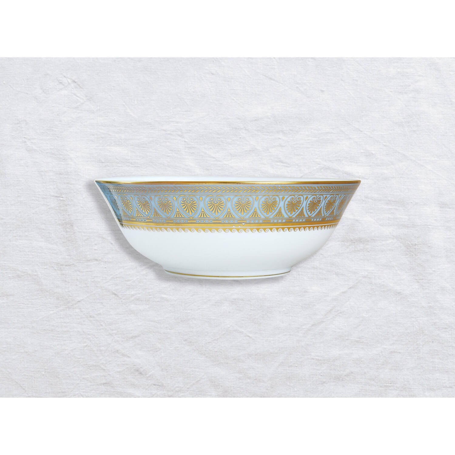 Bernardaud Salad bowl 57 oz 10", Limoges porcelain, Elysee collection, on a white background