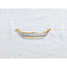 Bernardaud Salt cellar 6", Limoges porcelain, Elysee collection, on a white background