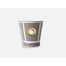 Bernardaud Goblet 8.5 oz grege gold in Greige Gold, Limoges porcelain, Eolie Goblets collection, on a white background