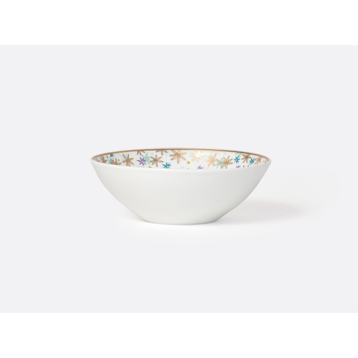 Bernardaud Cereal bowl 10 oz, Limoges porcelain, Féerie collection, on a white background
