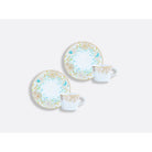 Bernardaud Espresso cup and saucer gift box - 2 Oz, Limoges porcelain, Féerie collection, detail view