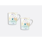 Bernardaud Mug 8.5 oz, Limoges porcelain, Féerie collection, detail view