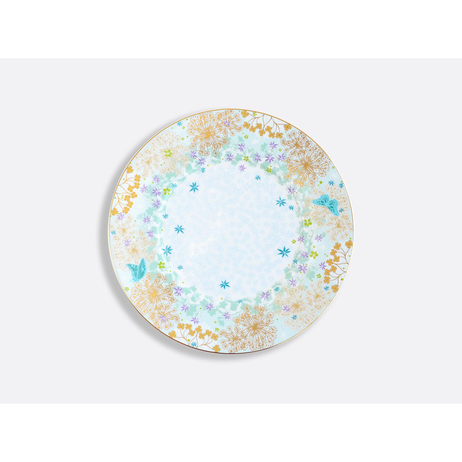 Bernardaud Salad plate 8.5", Limoges porcelain, Féerie collection, on a white background
