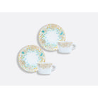 Bernardaud Tea cup and saucer gift box - 5 Oz, Limoges porcelain, Féerie collection, detail view