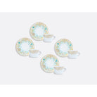 Bernardaud Tea cup and saucer gift box - 5 Oz, Limoges porcelain, Féerie collection, detail view