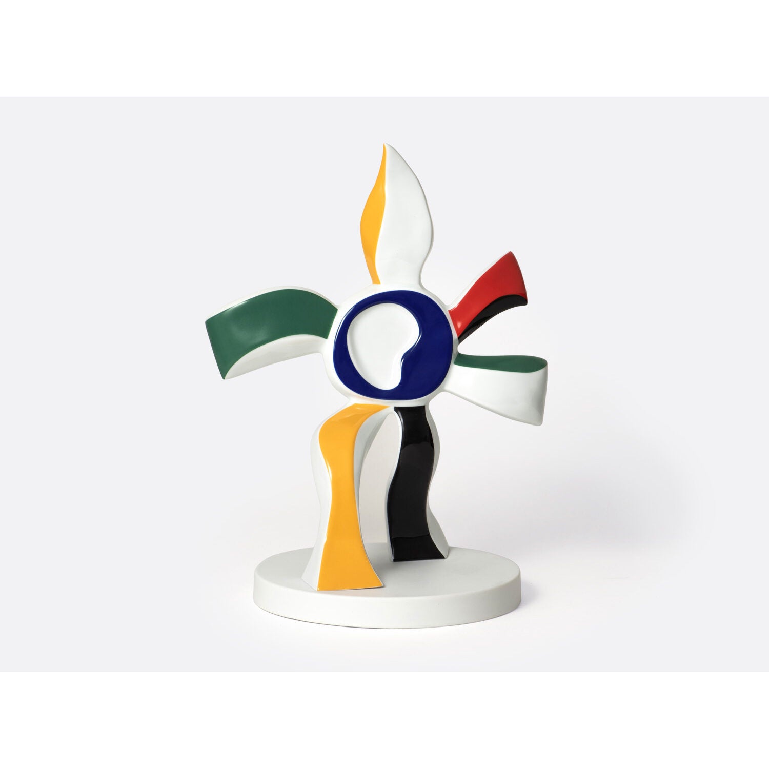 Bernardaud Bleu, Limoges porcelain, Fernand Léger collection, on a white background