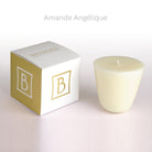 Bernardaud Refill for tumbler - 7 oz Angelic Almond in Angelic Almond, Limoges porcelain, Home Fragrances collection, on a white background