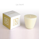 Bernardaud Refill for tumbler - 7 oz Sacred Lily in Sacred Lily, Limoges porcelain, Home Fragrances collection, on a white background