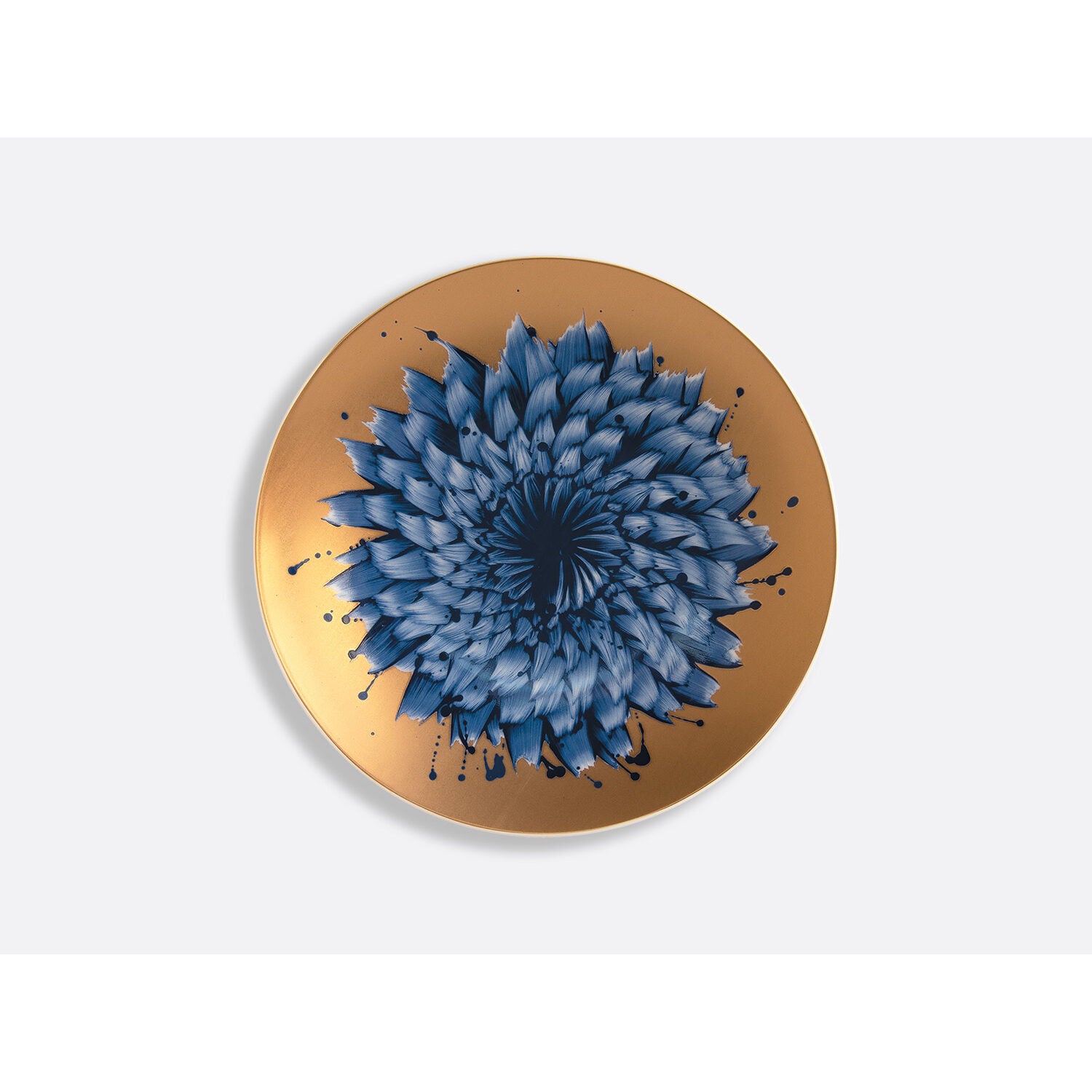 Bernardaud Dessert plates 8.5", Limoges porcelain, In Bloom collection, on a white background