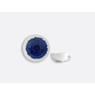 Bernardaud Espresso cup and saucer 3.5 oz, Limoges porcelain, In Bloom collection, on a white background