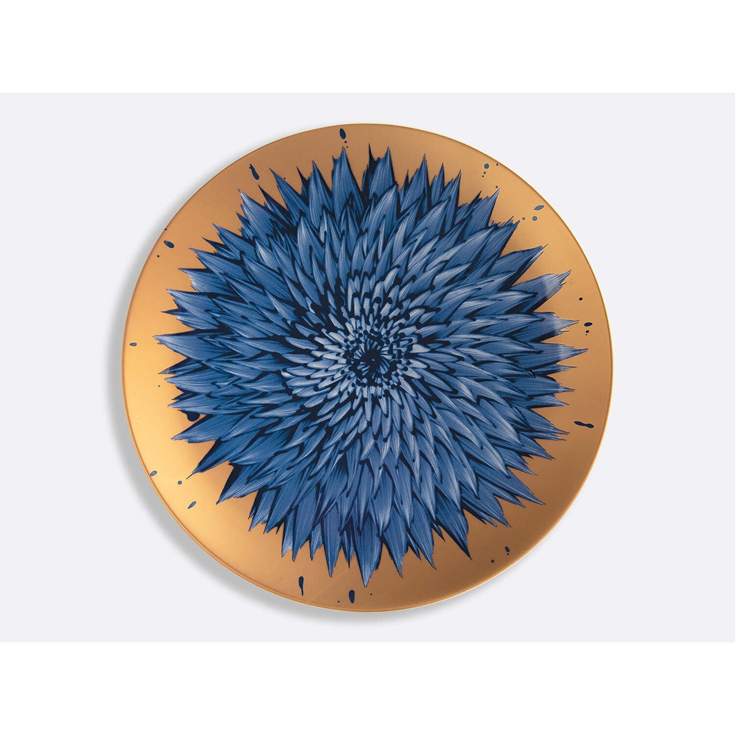 Bernardaud Large coupe 14", Limoges porcelain, In Bloom collection, on a white background