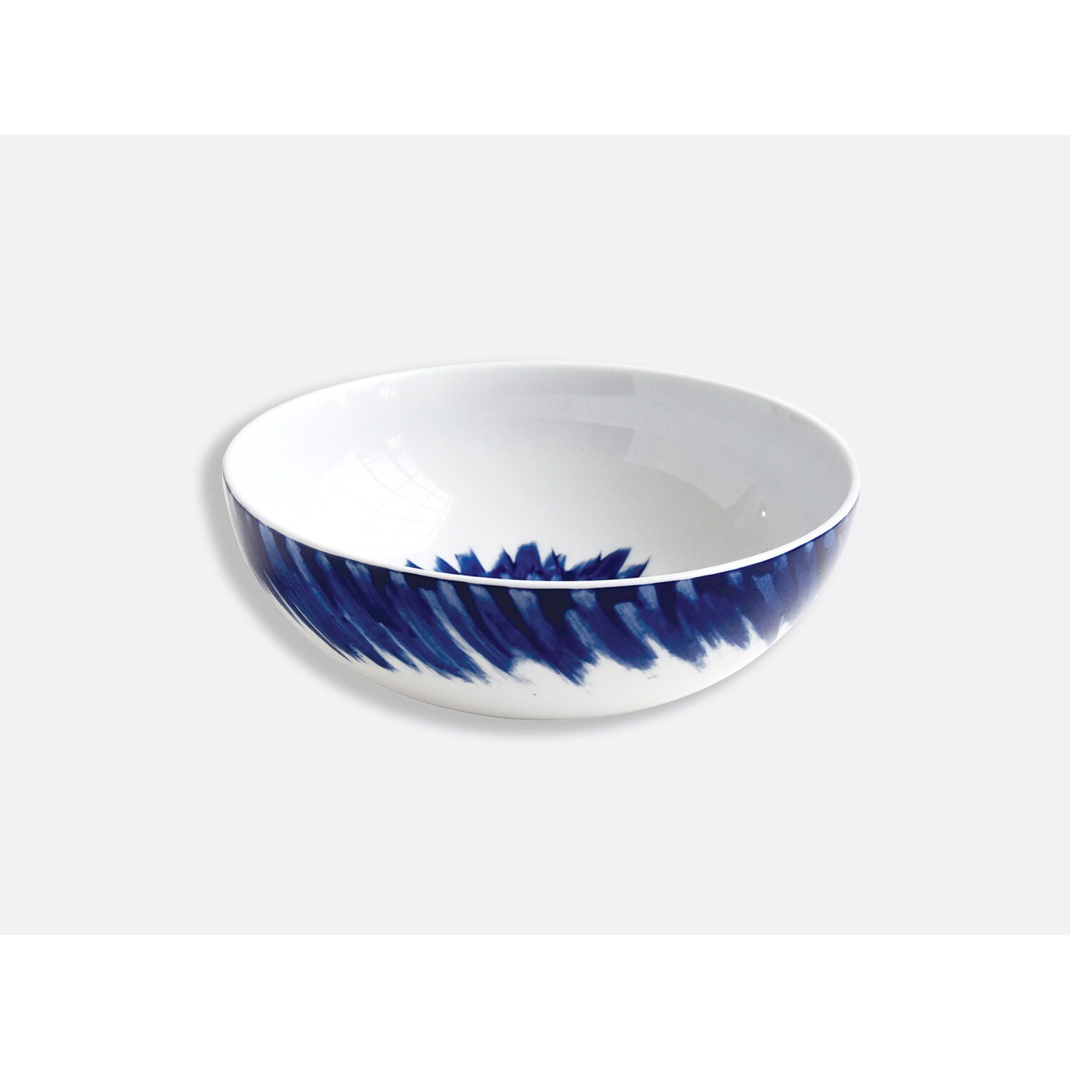 Bernardaud Medium bowl D.7" H. 3", Limoges porcelain, In Bloom collection, on a white background