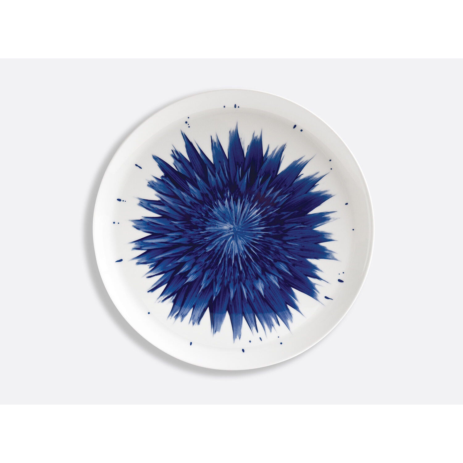 Bernardaud Round tart platter 13", Limoges porcelain, In Bloom collection, on a white background