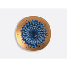 Bernardaud Set of 6 dessert plates 8.5", Limoges porcelain, In Bloom collection, detail view