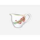 Bernardaud Creamer 12 cups 10 oz, Limoges porcelain, Jardin Indien collection, on a white background