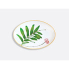 Bernardaud Oval platter 15", Limoges porcelain, Jardin Indien collection, on a white background