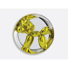 Bernardaud Balloon Dog (Yellow) - Sold Exclusively by MOCA, Limoges porcelain, Jeff Koons collection, on a white background