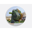 Bernardaud Set of 6 assorted coupe plates 12.2", Limoges porcelain, Jeff Koons collection, detail view